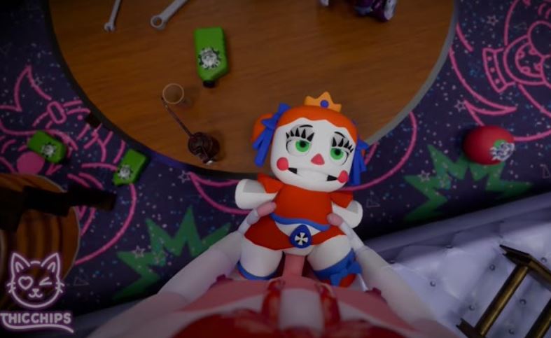 Circus baby plushie get stuffed