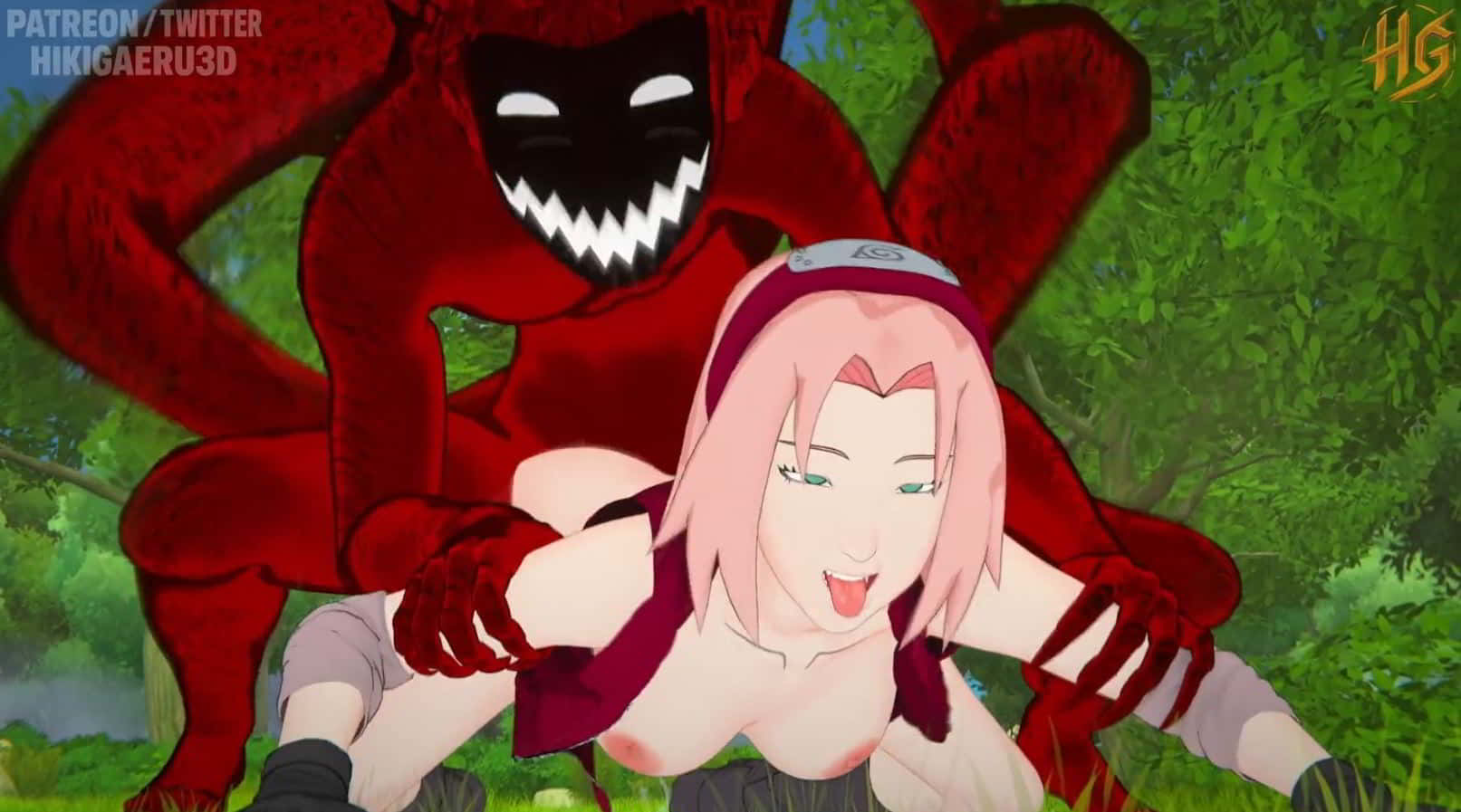 Sakura x Naruto 4 tails | demo [HIKIGAERU3D]